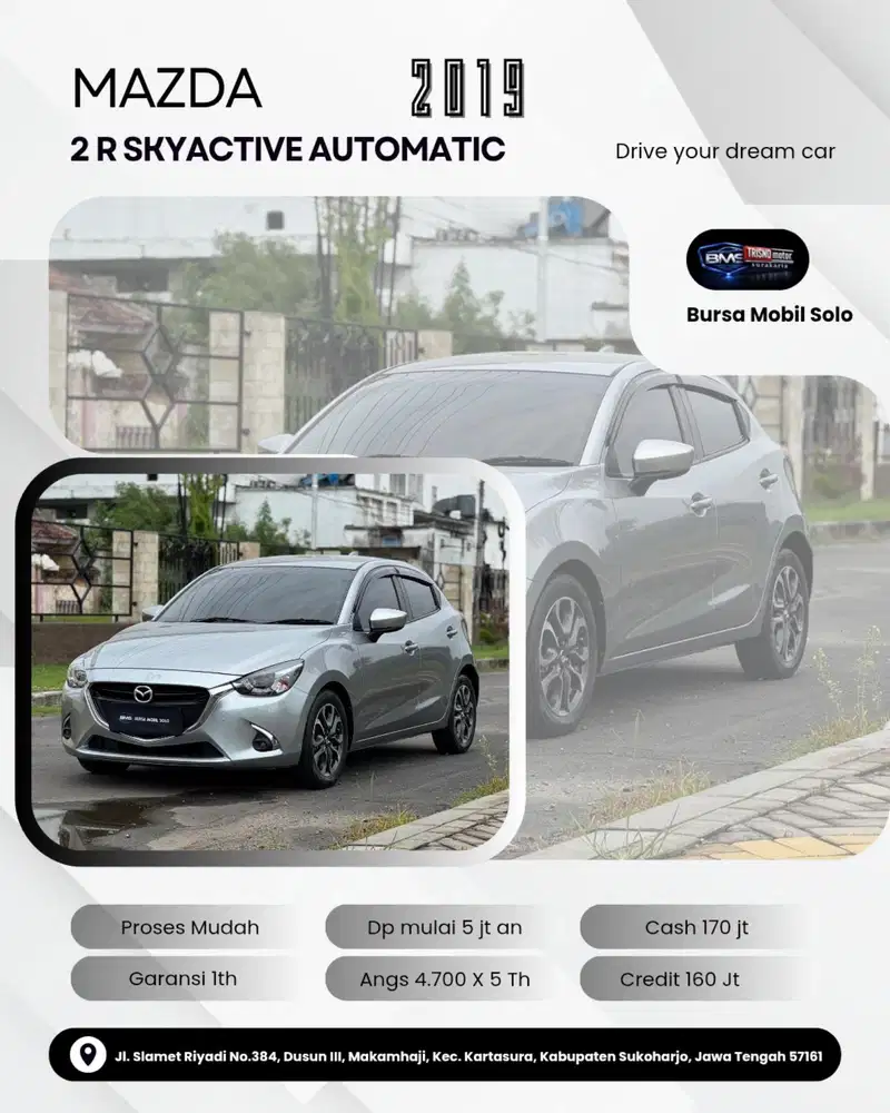 ( DP 5jt ) MAZDA 2 R SKYACTIVE 2019