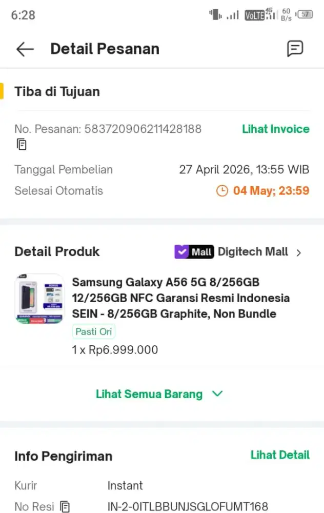 Samsung galaxy A56 5G  8/256