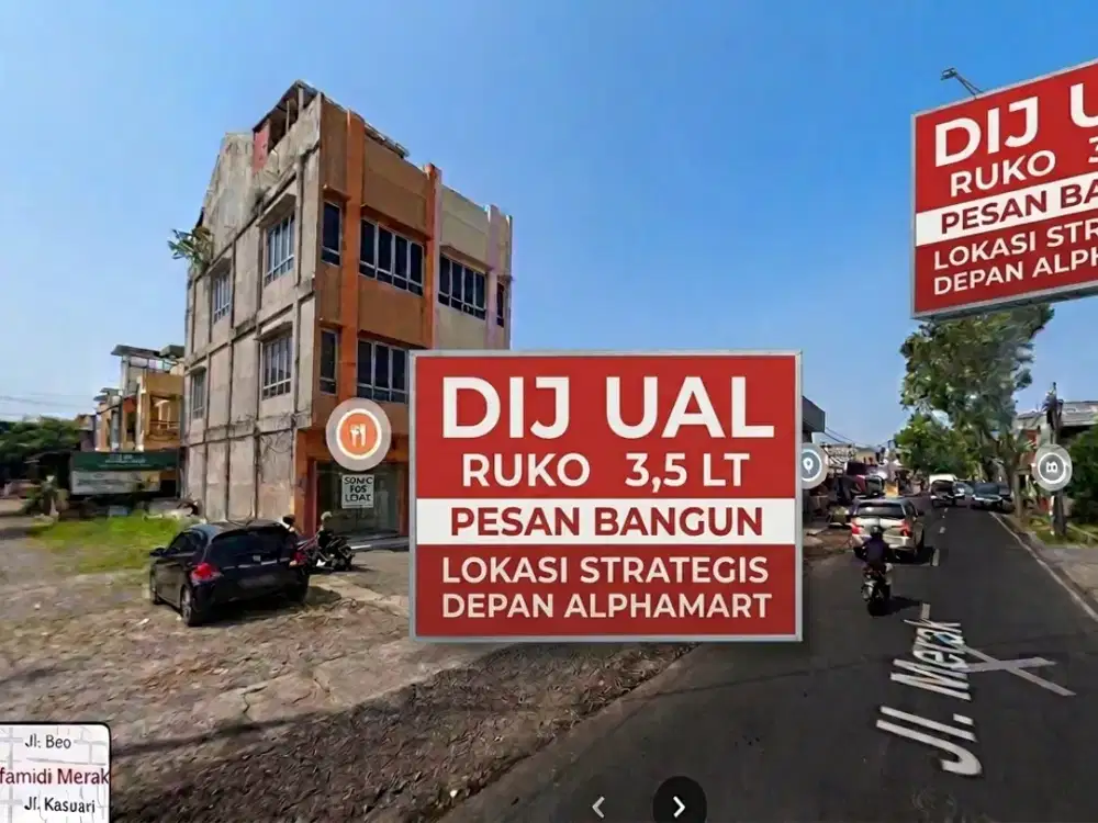 Dijual Ruko Isi Termurah Lokasi Paling Strategis di Jl Merak Sikambing