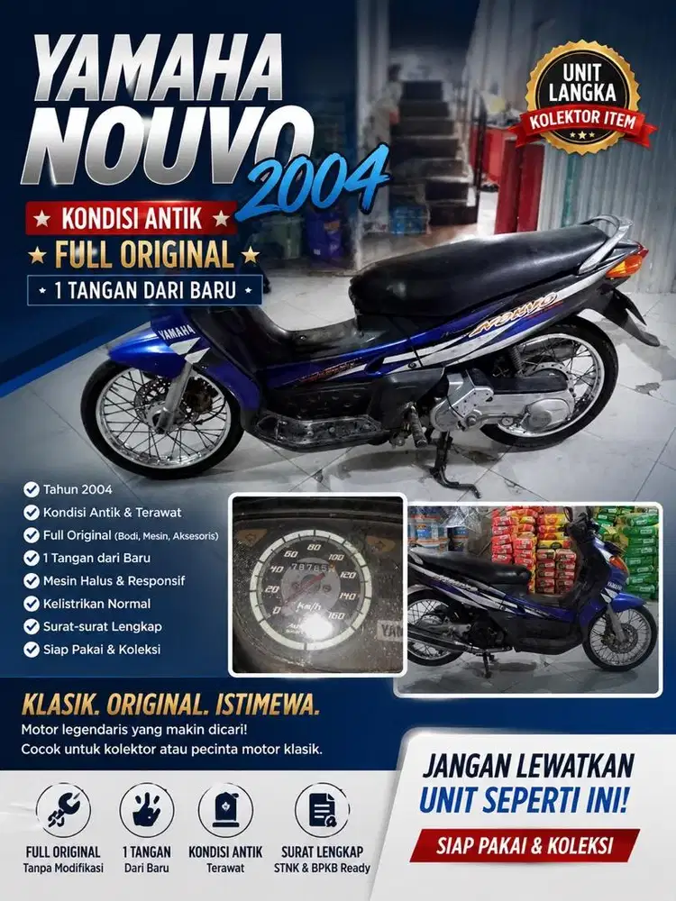 Yamaha Nouvo 2004 Antik setangan