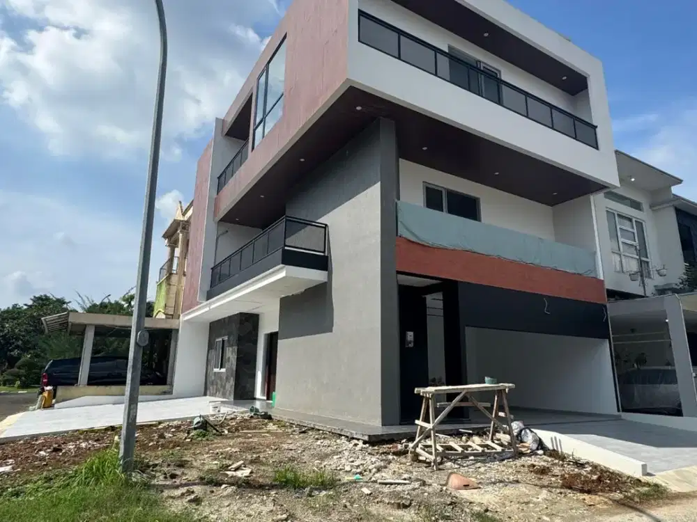 Dijual Rumah Modern Hoek Cluster Sutera Flamboyan Alam Sutera Tangerang