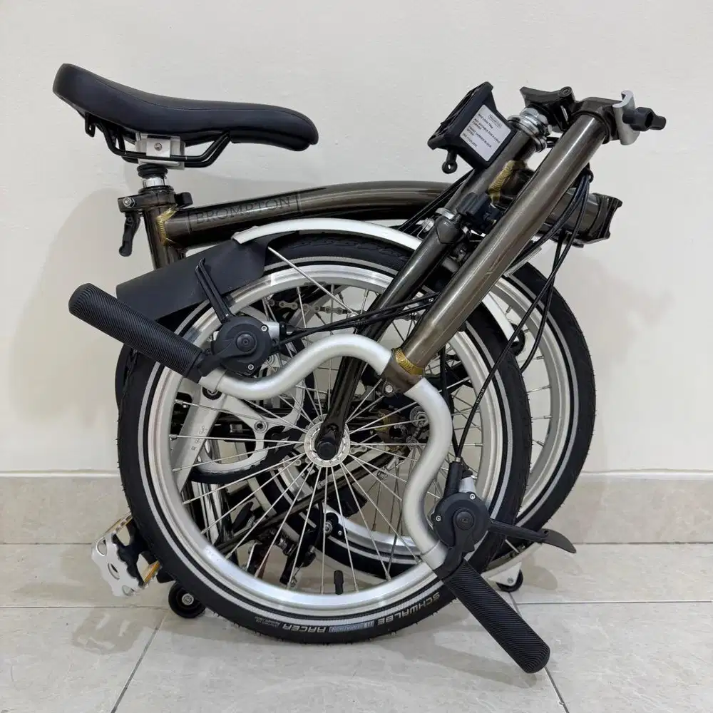 BROMPTON M6L BLACK LACQUER 2021 - LIKE NEW