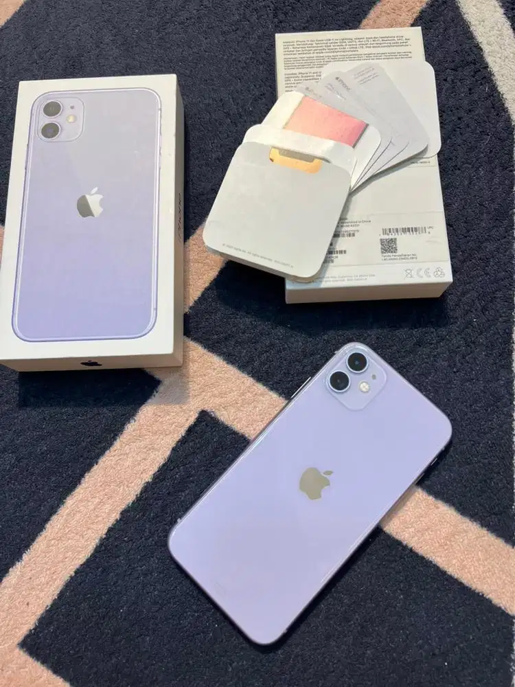 iphone 11 purpel 128gb ibox like new