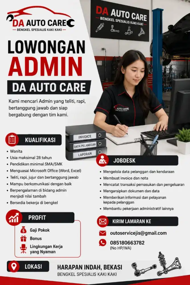 Lowongan kerja admin