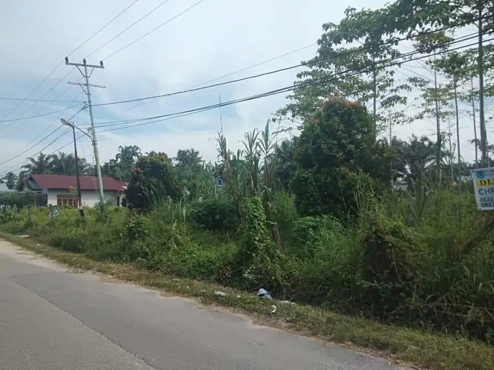 Dijual Tanah Lokasi Strategis Dijalan Pembina Rumbai Pekanbaru Riau