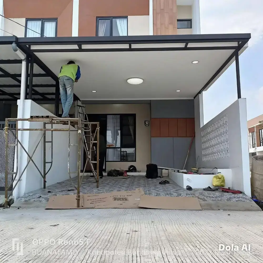 Kanopi alderon minimalis moderen