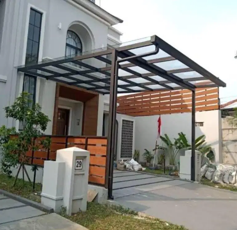 Kanopi solarflat miniamlis