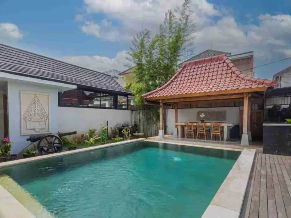 JUAL VILLA lantai 2 danau tempe  sanur,view sawah