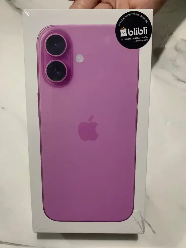 IPHONE 16 BASIC PINK 128GB BLIBLI SEGEL