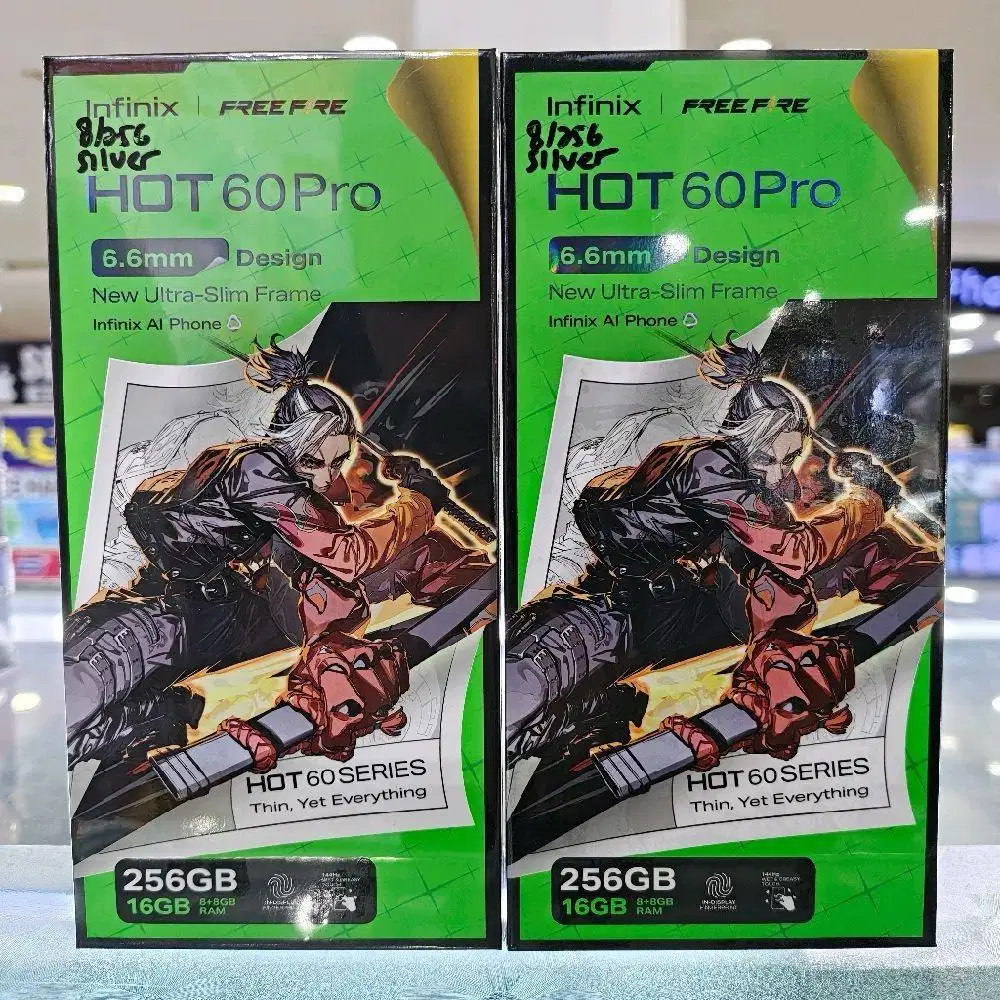 INFINIX HOT 60 PRO 8/256GB GARANSI RESMI NEW (SEGEL ORI)