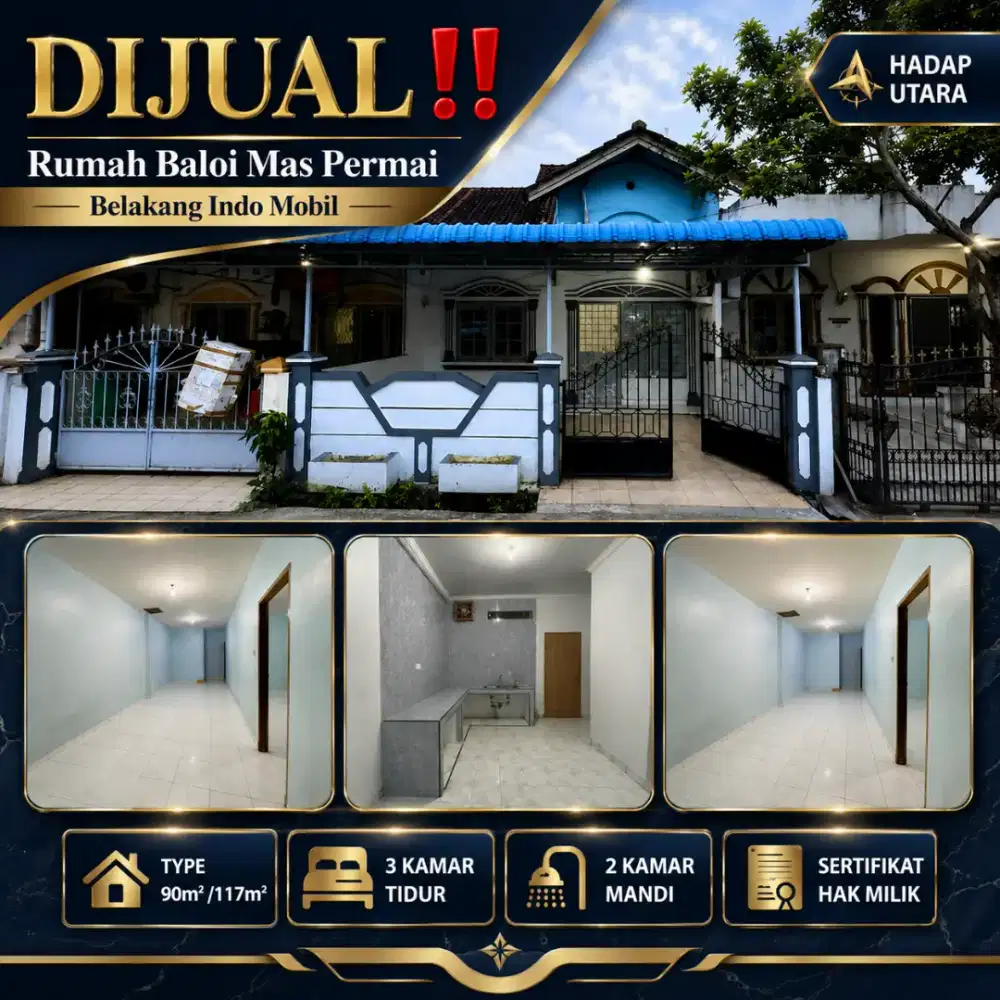 Rumah Baloi Mas Permai - Belakang Indo Mobil