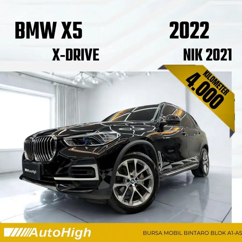 DP10% [Km4.000] X5 X-Drive 7Seater 2021 Black Reg 2022 #AUTOHIGH