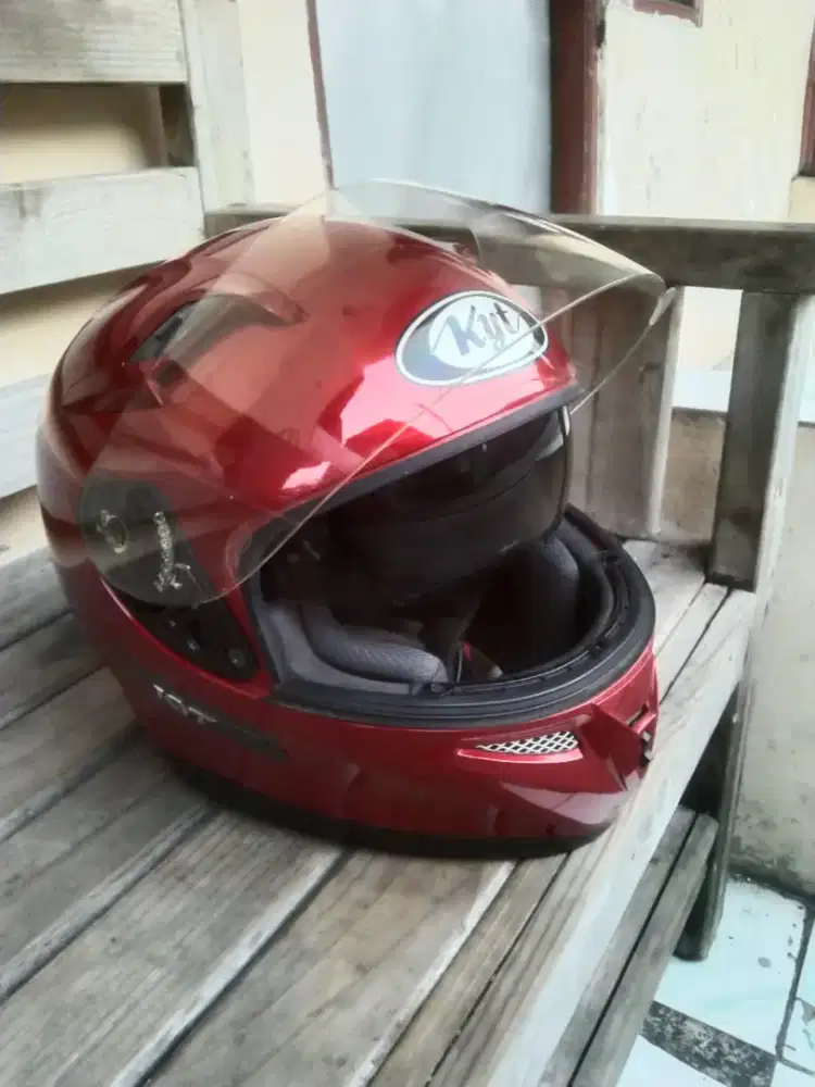 HELM KYT FULL FACE DOUBLE VISOR