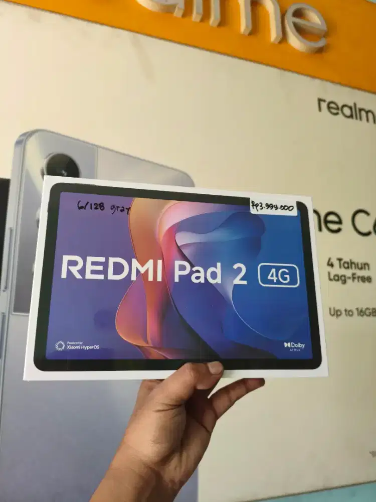REDMI PAD 2 4G 6/128 NEW SEGEL PROMO TERMURAH GARANSI RESMI
