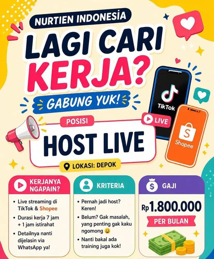 Lowongan Live Streming