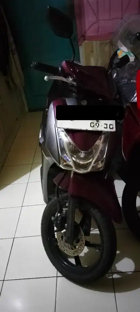Yamaha Mio S 2018 Merah Marun B-DKI (SS lkp dan ori)