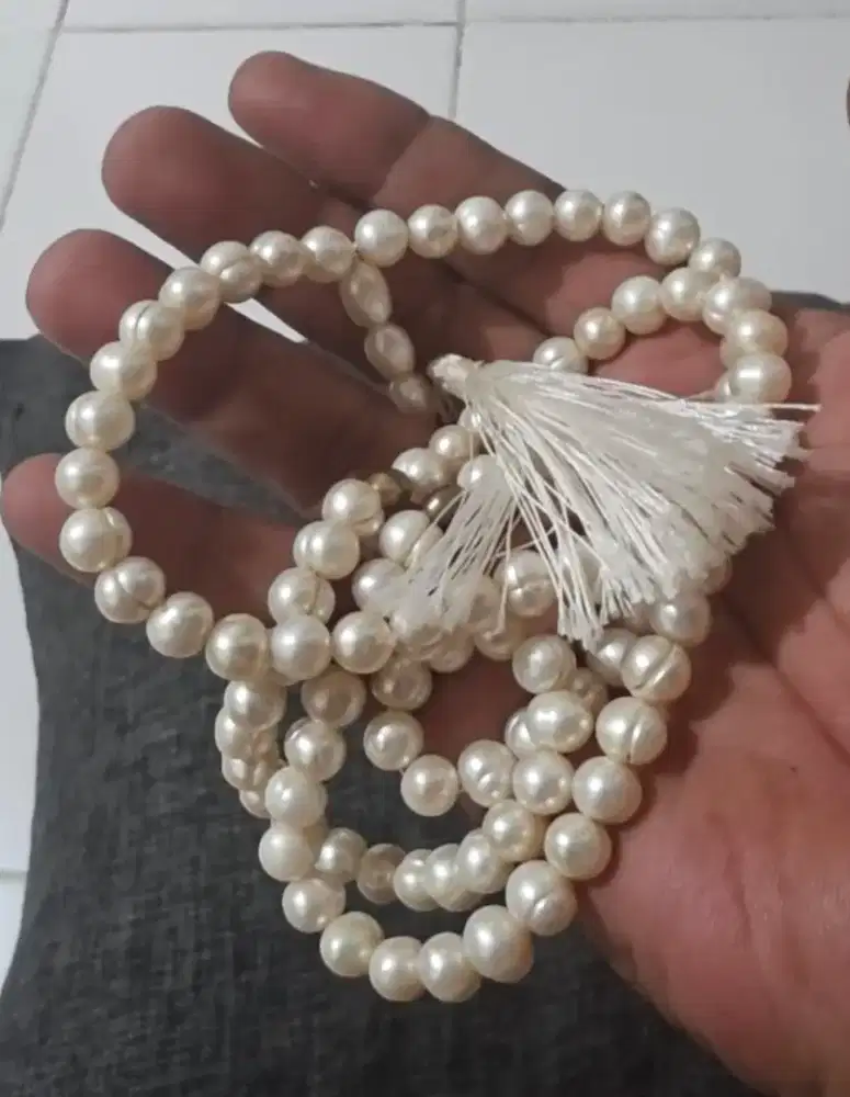 Tasbih mutiara asli 99pcs