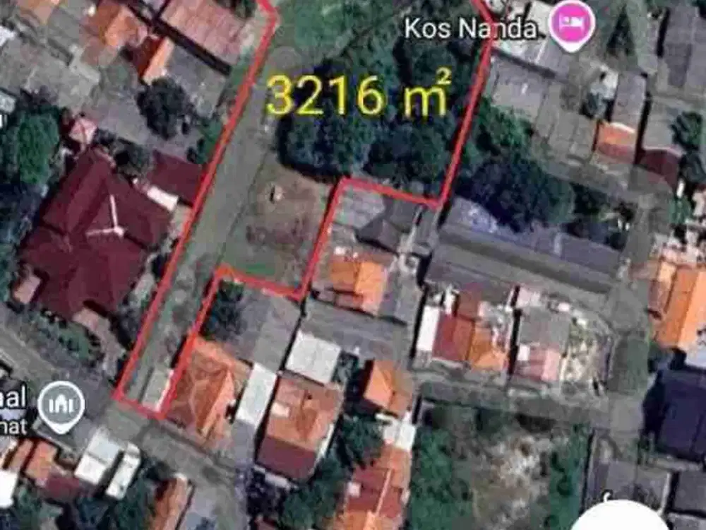 Dijual dan disewakan tanah Luas 3216 m² di kebagusan jakarta selatan dekat dengan stasiu  lenteng agung dan pintu Tol tb simatupang