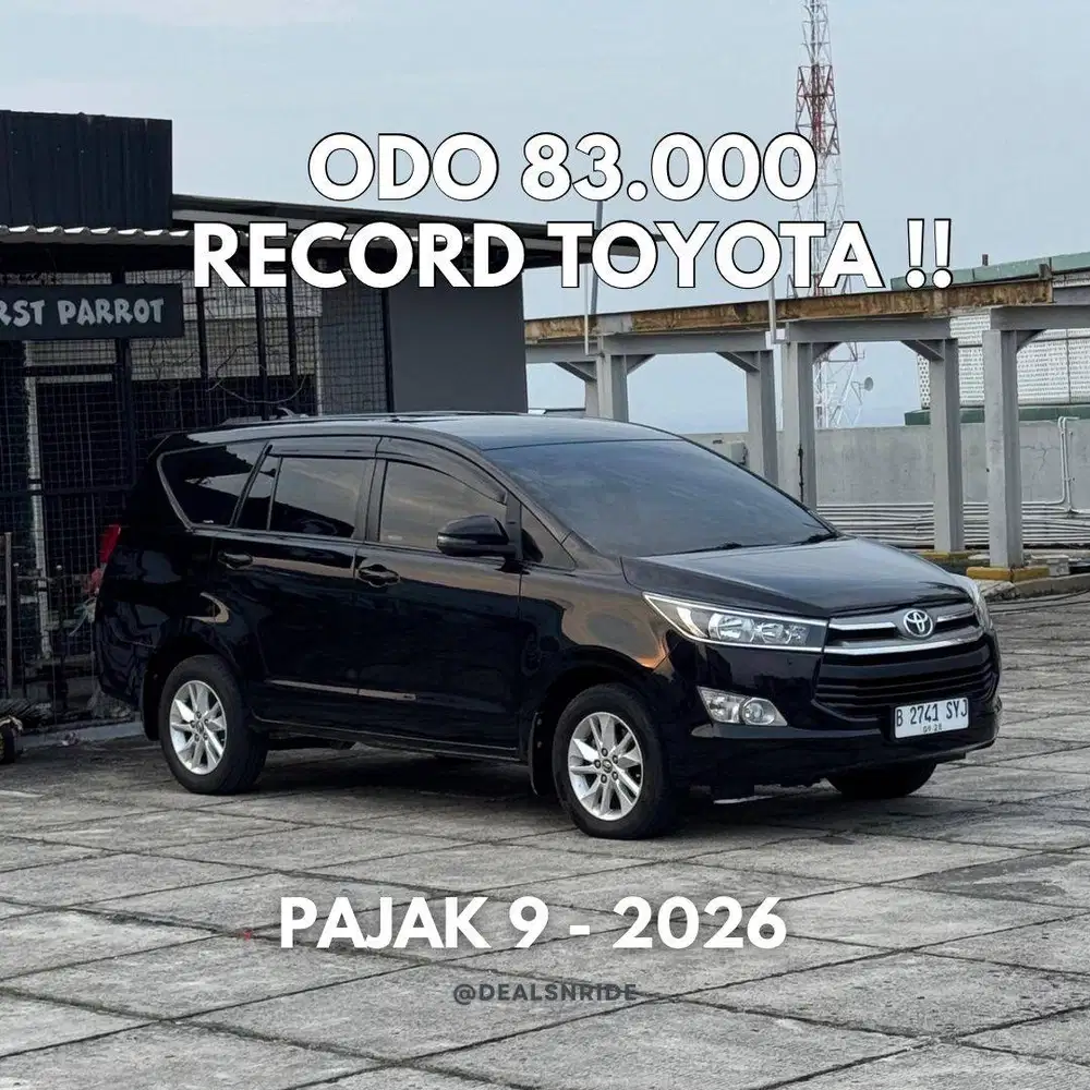 ODO 83.000 ANTIKK !! PAJAK 9/2026 TOYOTA INNOVA G BENSIN 2018 MURAH