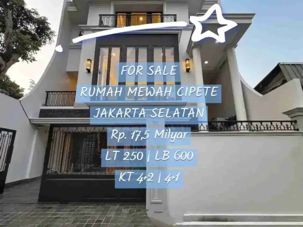 Rumah Mewah Cipete Selatan Jaksel