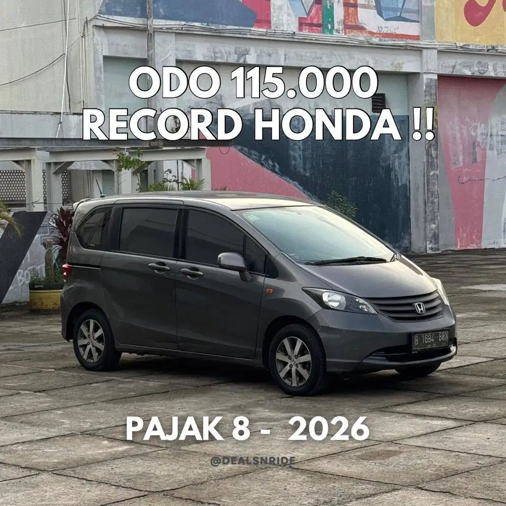 HARGA CASH 113 JT !! ODO 115.000 RECORD HONDA FREED PSD 2011 MURAH