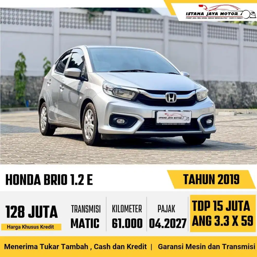Honda Brio E AT 2019