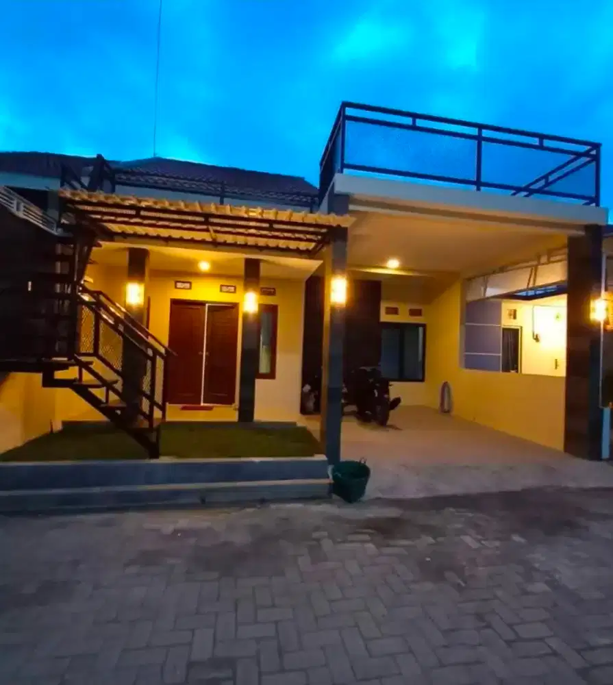 Dijual Rumah Modern Minimalis + Rooftop Nego BU