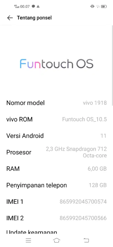 Vivo z1pro 6/128