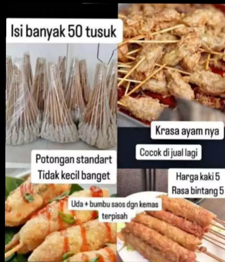 Sempol ayam 50 tusuk mumer