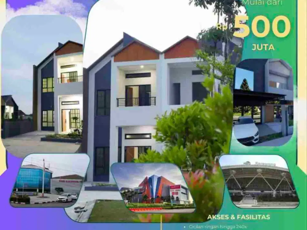 Hunian Modern Tanpa DP Ada 1 & 2 Lantai Lokasi Premium di Pusat Kota Karawang