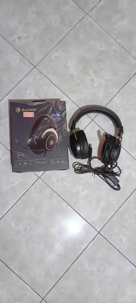 Headset gaming sades alchemist