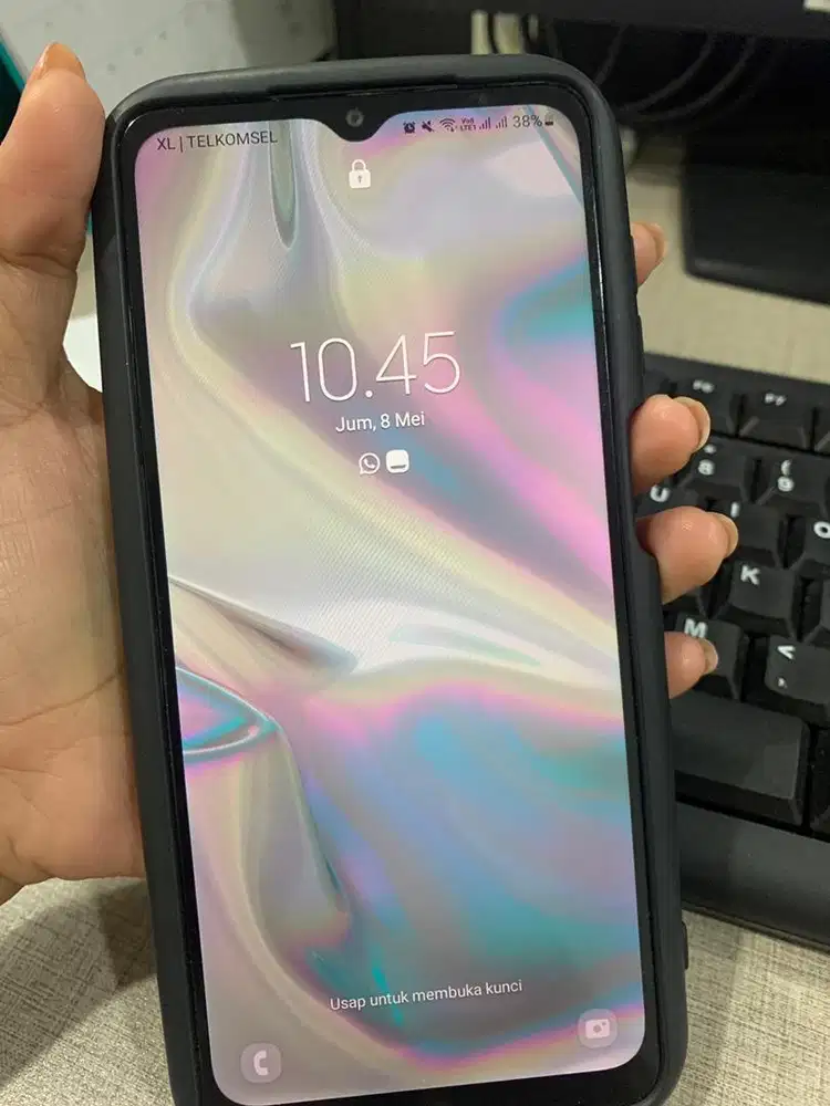 Hp samsung M12 hitam