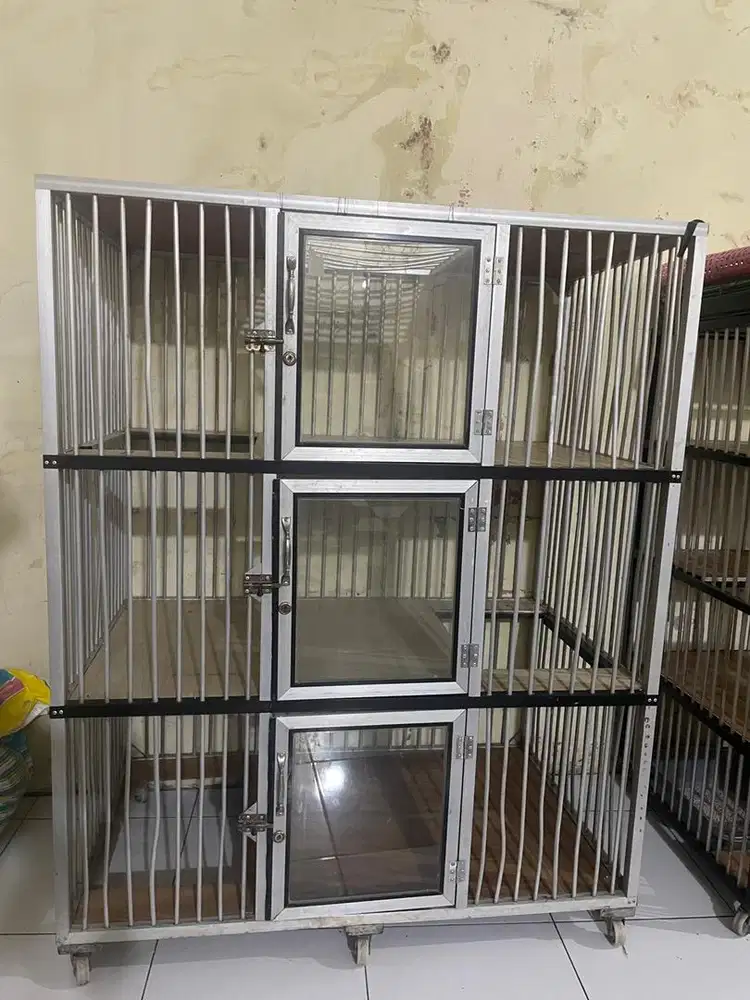 kandang kucing 3 tingkat