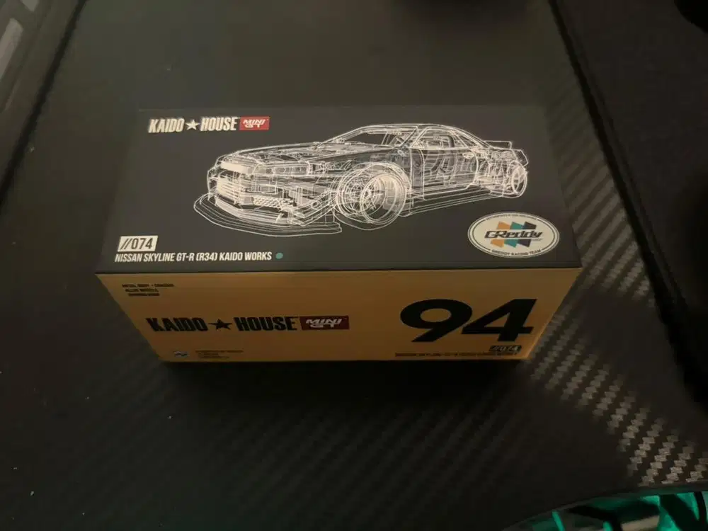 Mini GT Kaido House Nissan Skyline GT-R (R34) Greddy Kaido Works