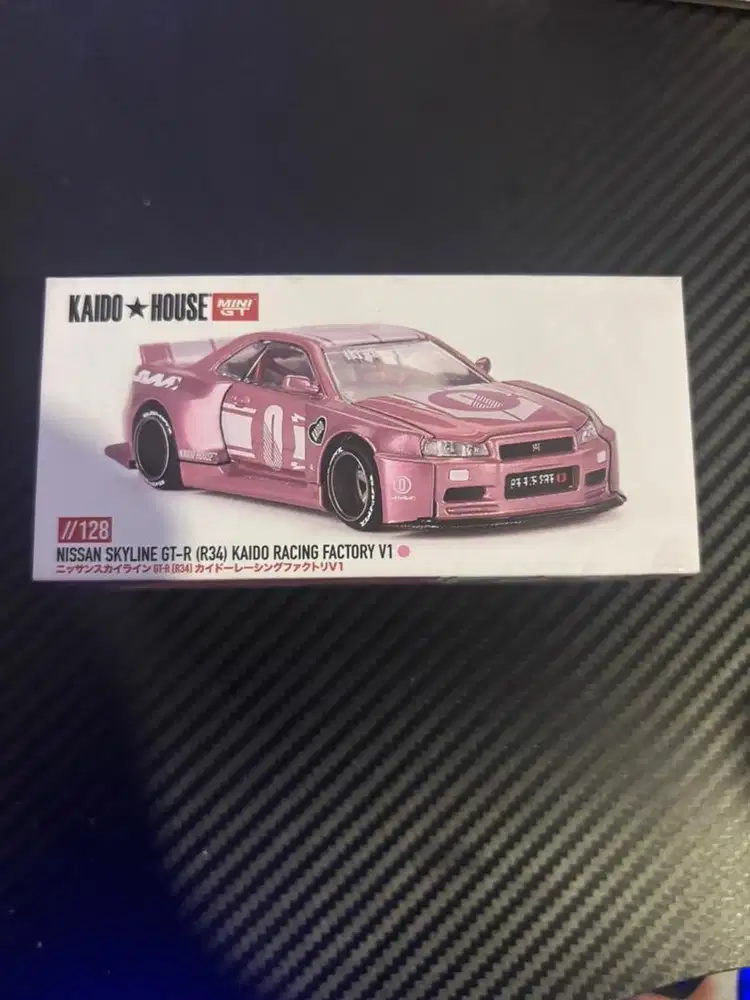 Mini GT Kaido Nissan Skyline GT R 34 Pink