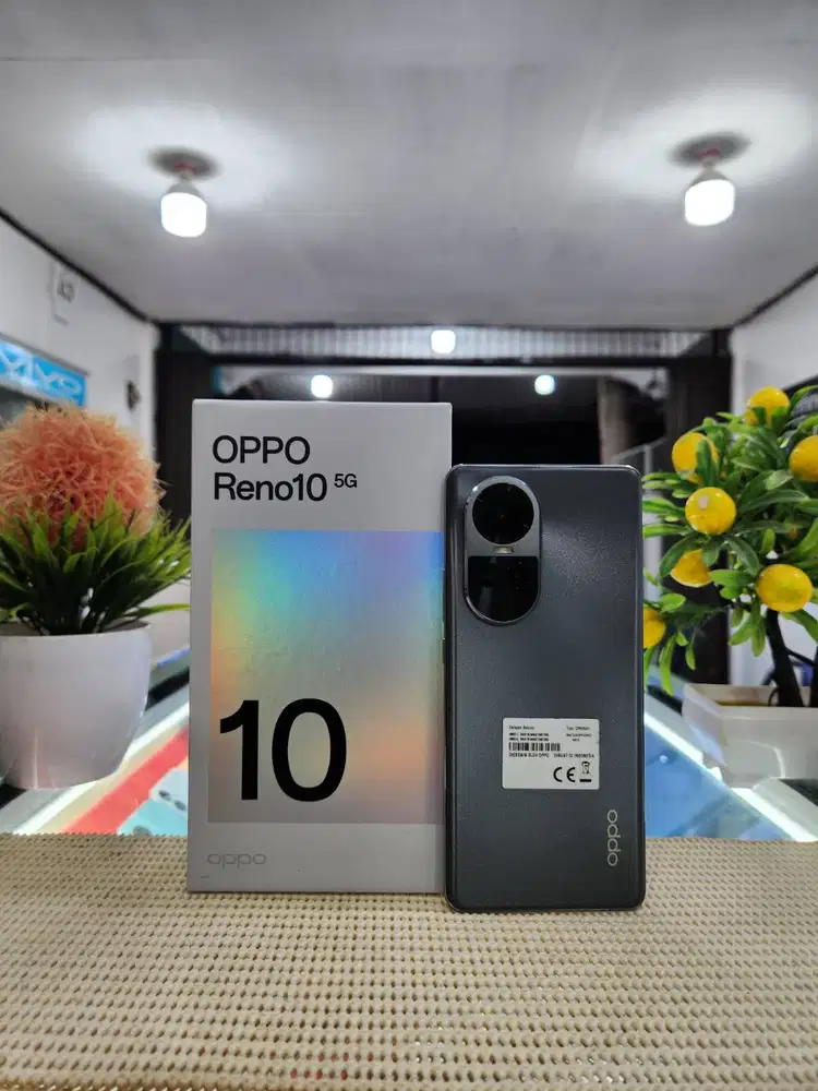 Oppo Reno 10 5G Ram 8+8Gb/ 256Gb Fullset Mulus Original 100% Bergarans