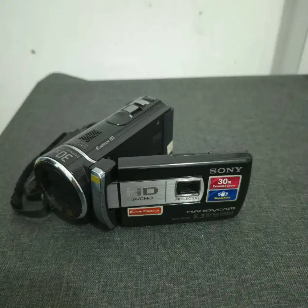 Handycam sony pj200e proyektor normal