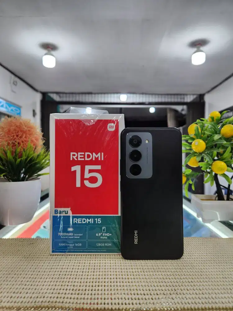 Redmi 15 Ram 8+8Gb/ 128Gb Fullset Mulus Ori 100% Like New Bergaransi
