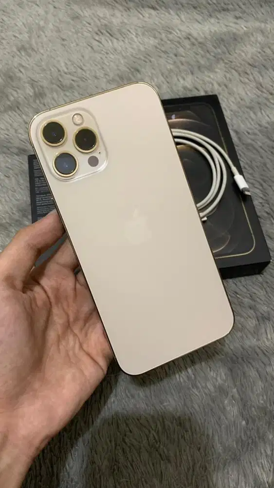iPhone 12 Pro Max 256gb gold ex inter singapore beacukai
