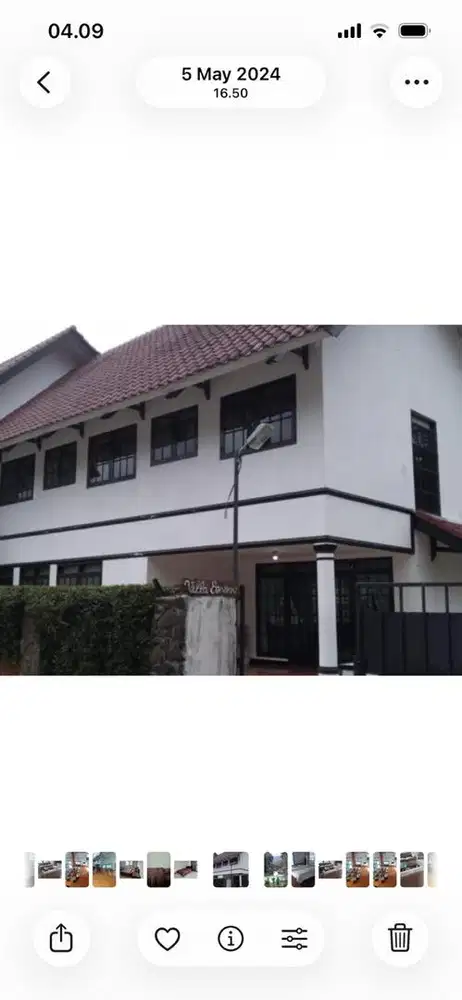 Dijual villa sangat cozy  dan lokasi terbaik dingin view luar biasa