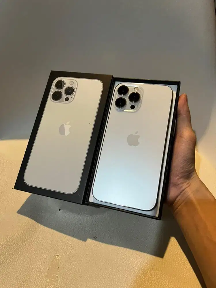 iPhone 13 Pro Max 512GB Silver Original Mulus Fullset