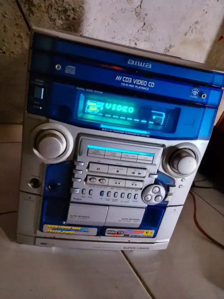 Audio jual head compo aiwa aux hidup radio hidup