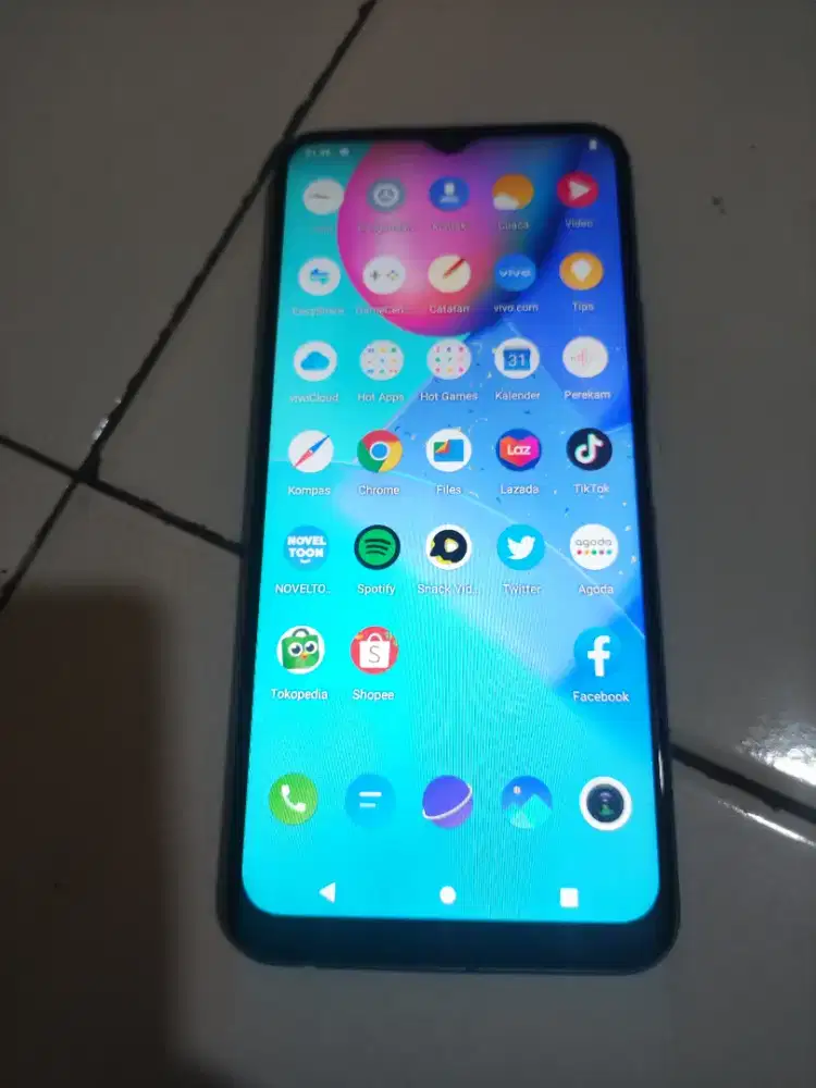 Dijual hp vivo Y12s, ram 3/32, batangan