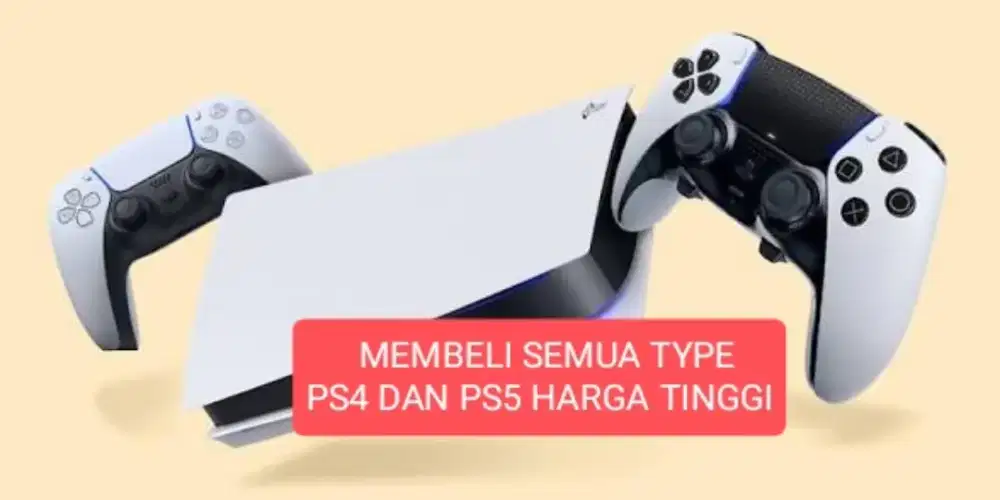 Khusus membeli PS4 dan PS5 semua type kondisi normal