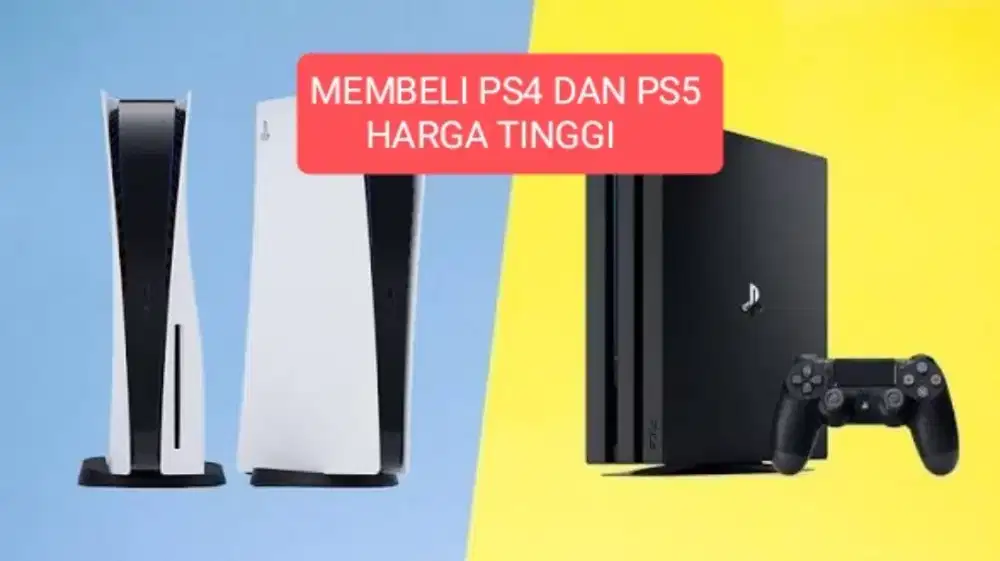 Khusus membeli PS4 dan PS5 Semua type kondisi bagus