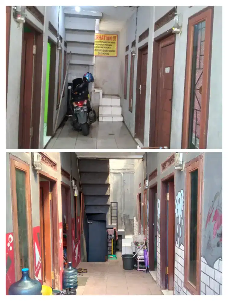 Tanah dan bangunan berupa kontrakan  8+1 pintu