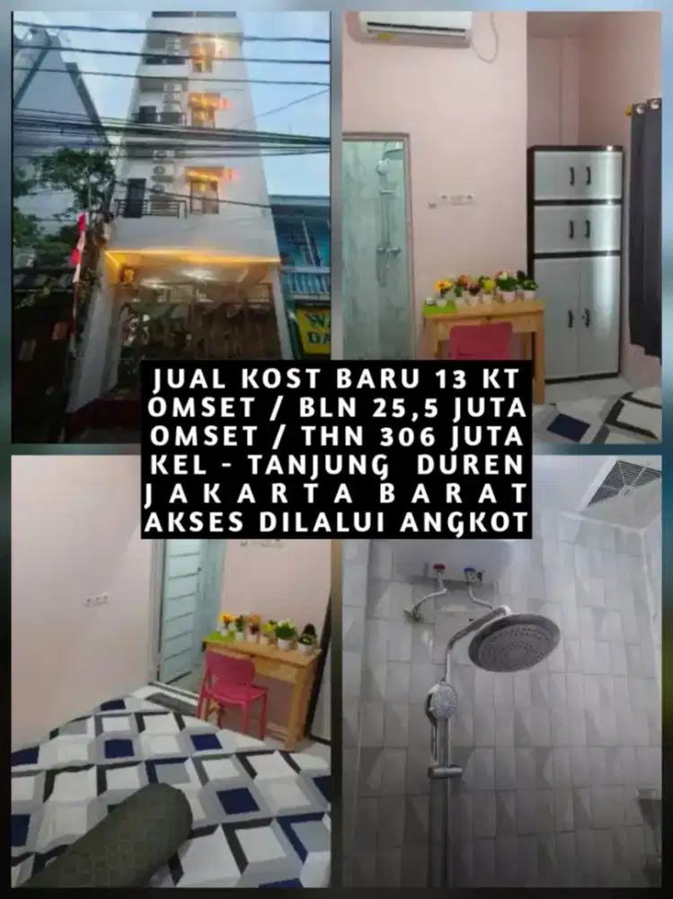 JUAL KOST KOSAN KOSTAN BARU TANJUNG DUREN GROGOL PETAMBURAN JAKBAR