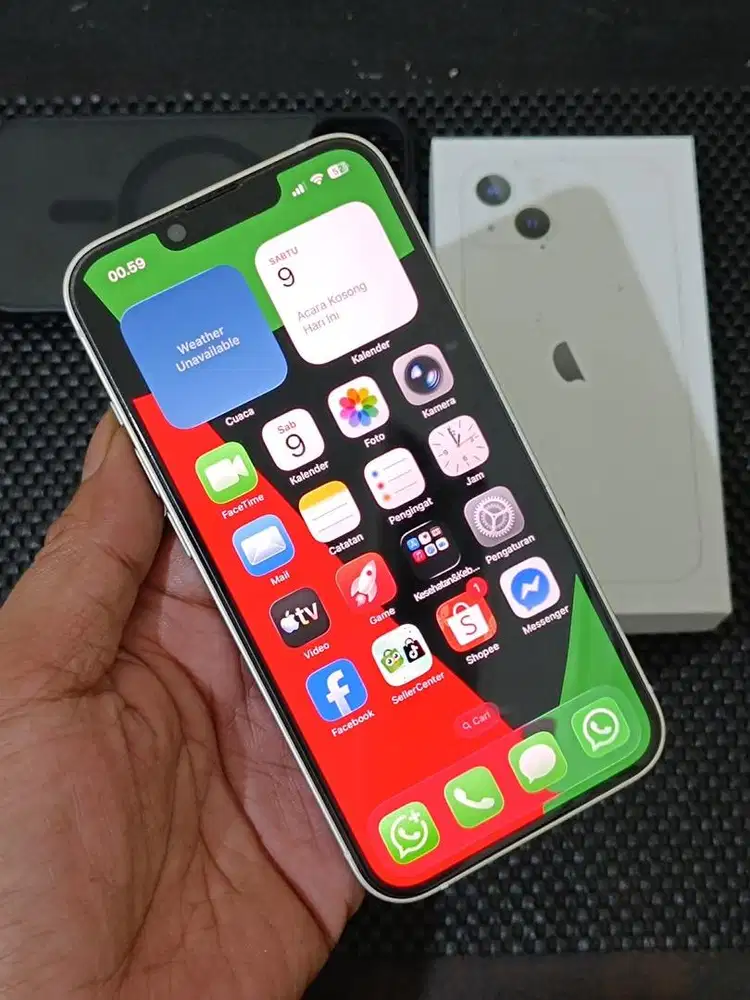 Iphone 13 256 Bea Cukai Mulus Fullset