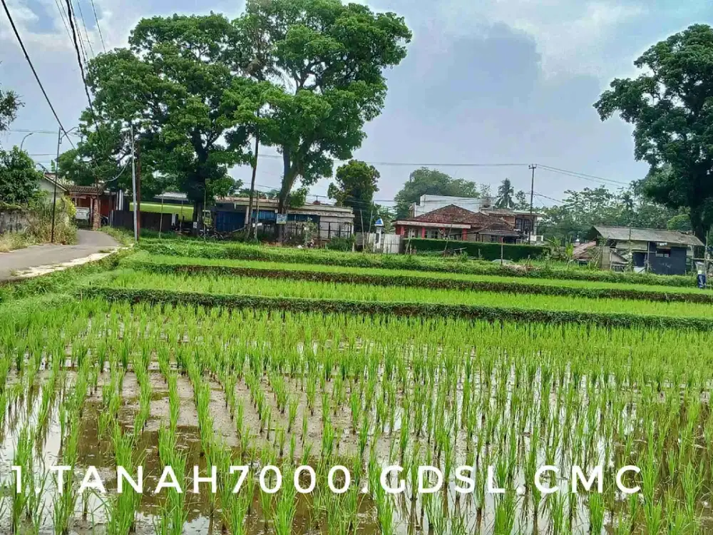 Dijual tanah luas matang pinggir jalan strategis akses bagus dekat kota