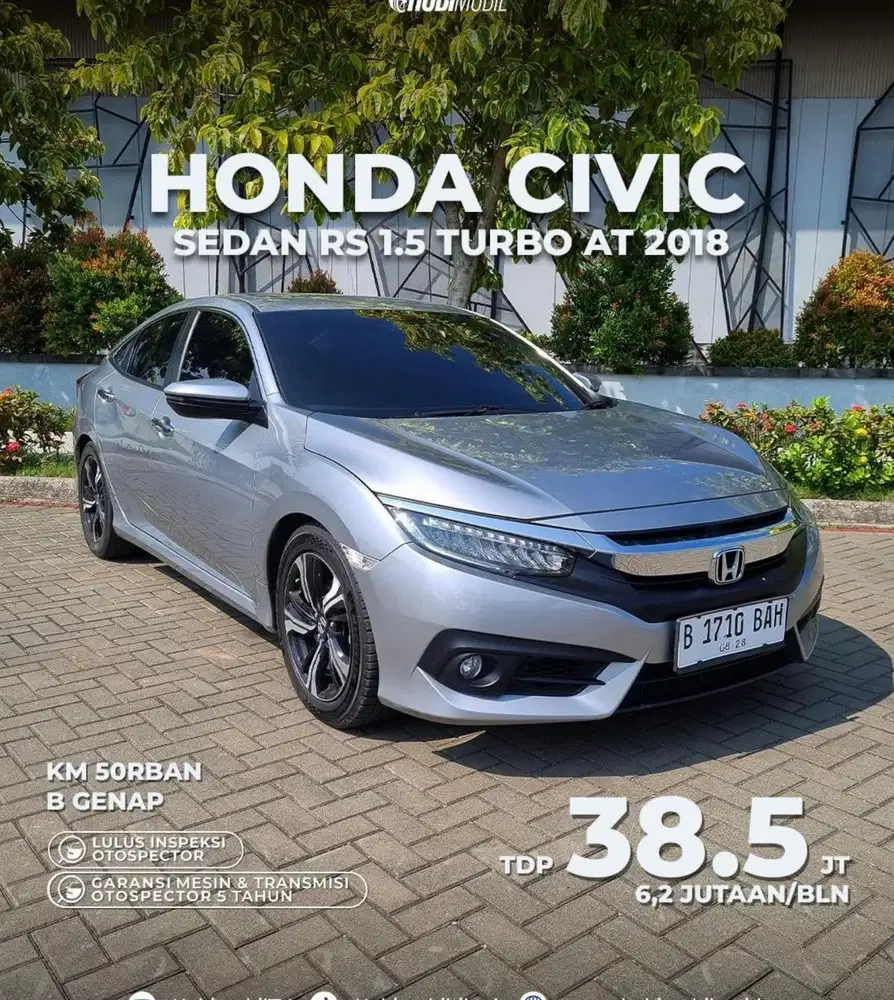 Civic Sedan RS 1.5 Turbo AT Thn 2018